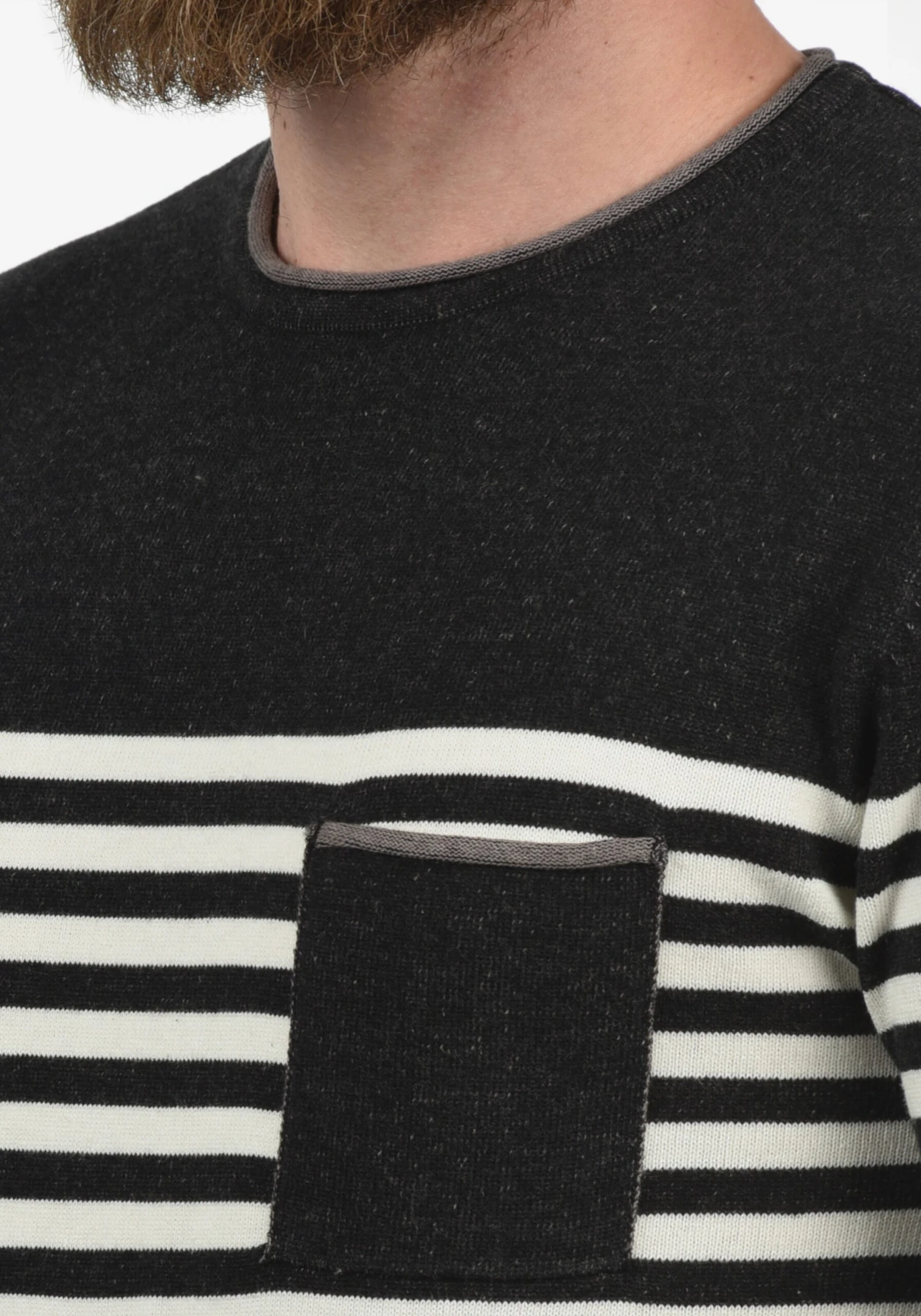 Redefined Rebel Crewneck Truien Trui Mannix Heren Zwart - Afbeelding 4