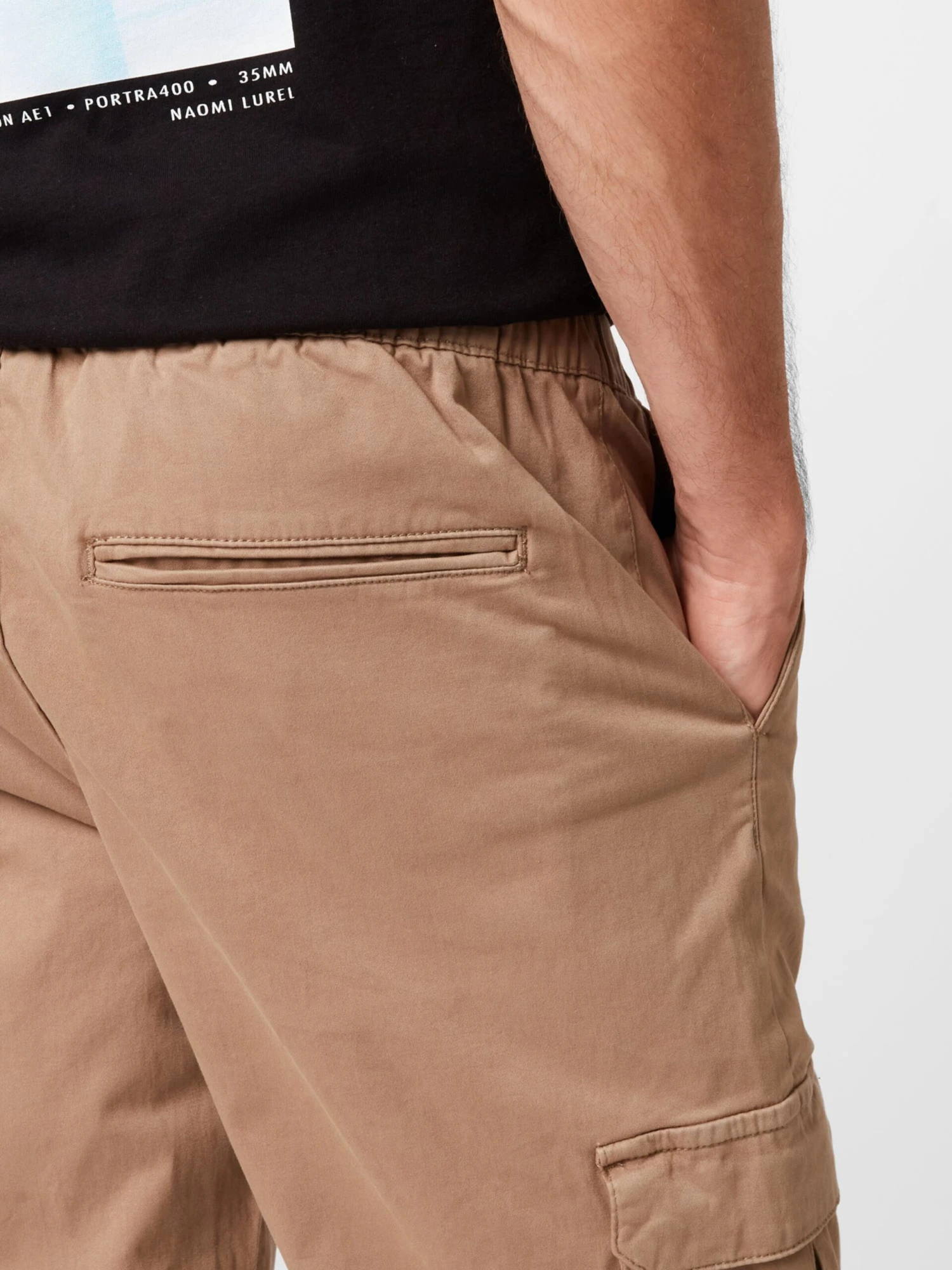 Redefined Rebel Cargobroeken Tapered Cargobroek Josiah Heren Cappuccino - Afbeelding 2