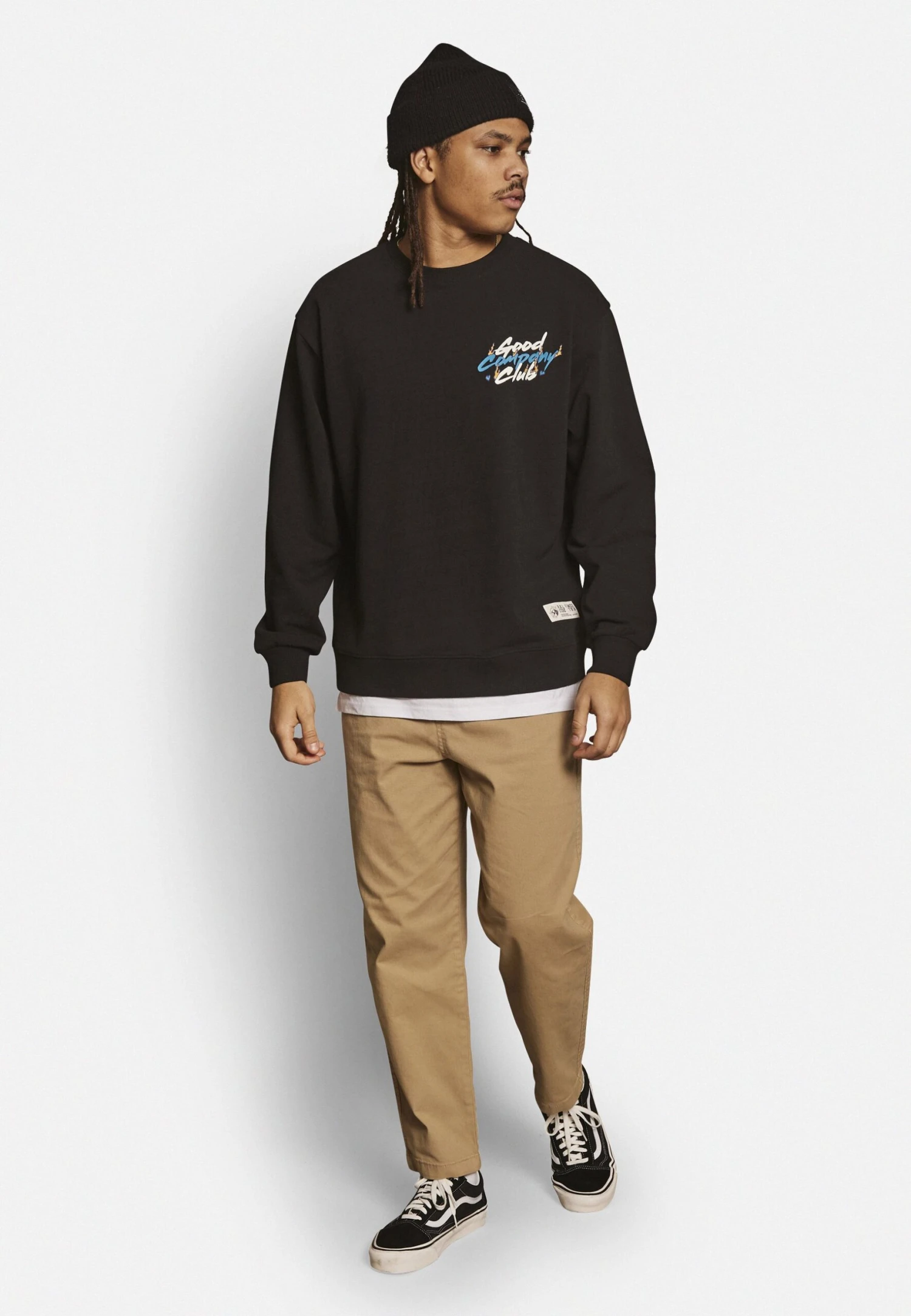 Redefined Rebel Rafael- Sweater - Black - Afbeelding 4