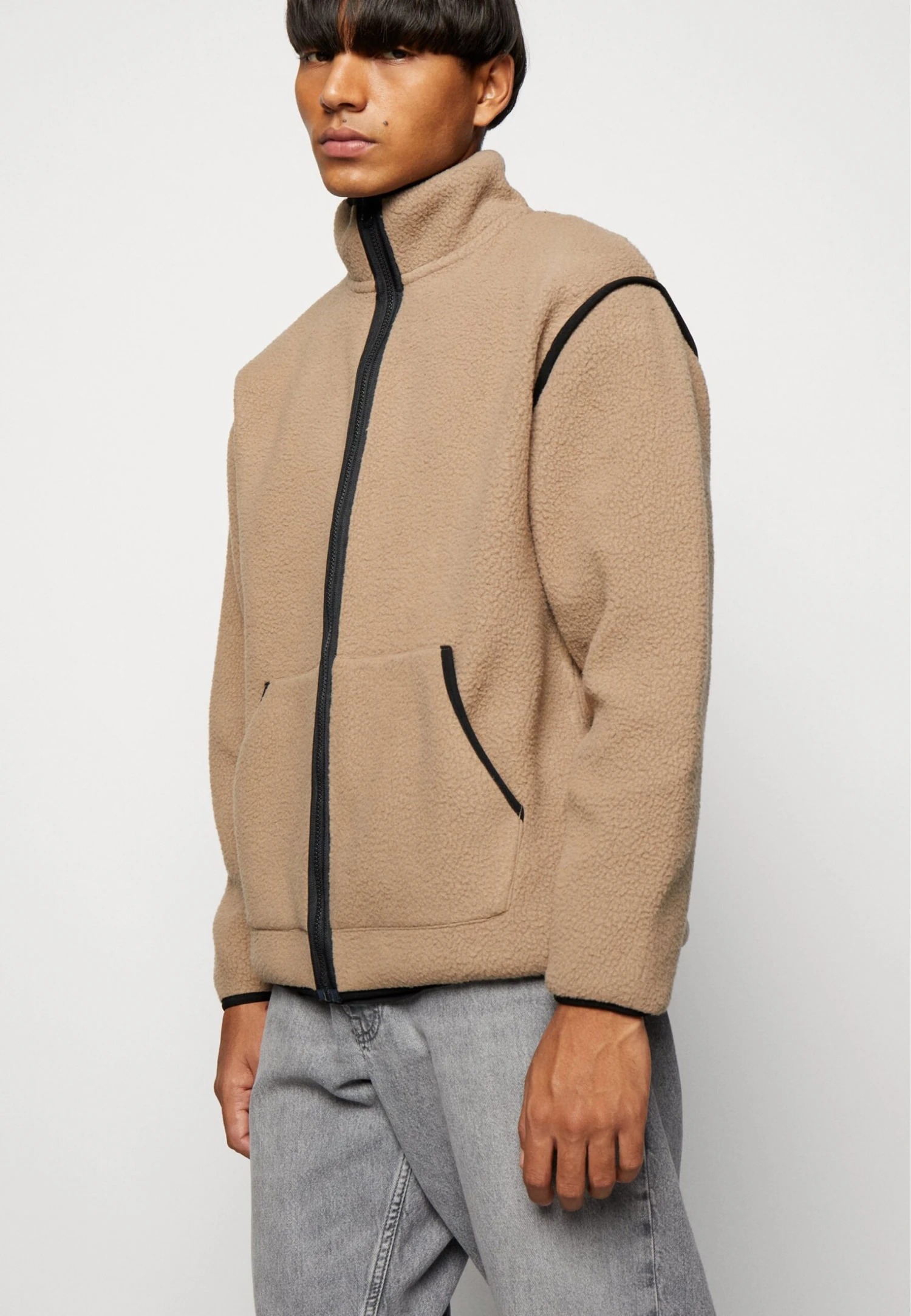 Redefined Rebel GregoryUnisex - Fleecejas - Walnut - Afbeelding 4