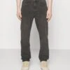 Redefined Rebel Manchester- Straight Leg Jeans - Black Grey