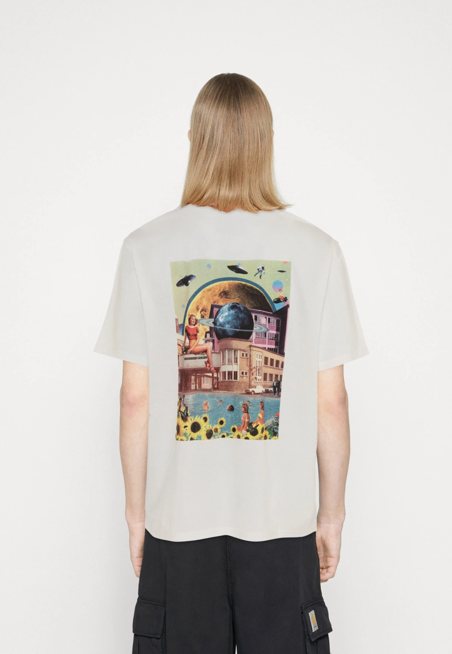 Redefined Rebel Rrraymond Tee - T-Shirt Print - Pristine - Afbeelding 3