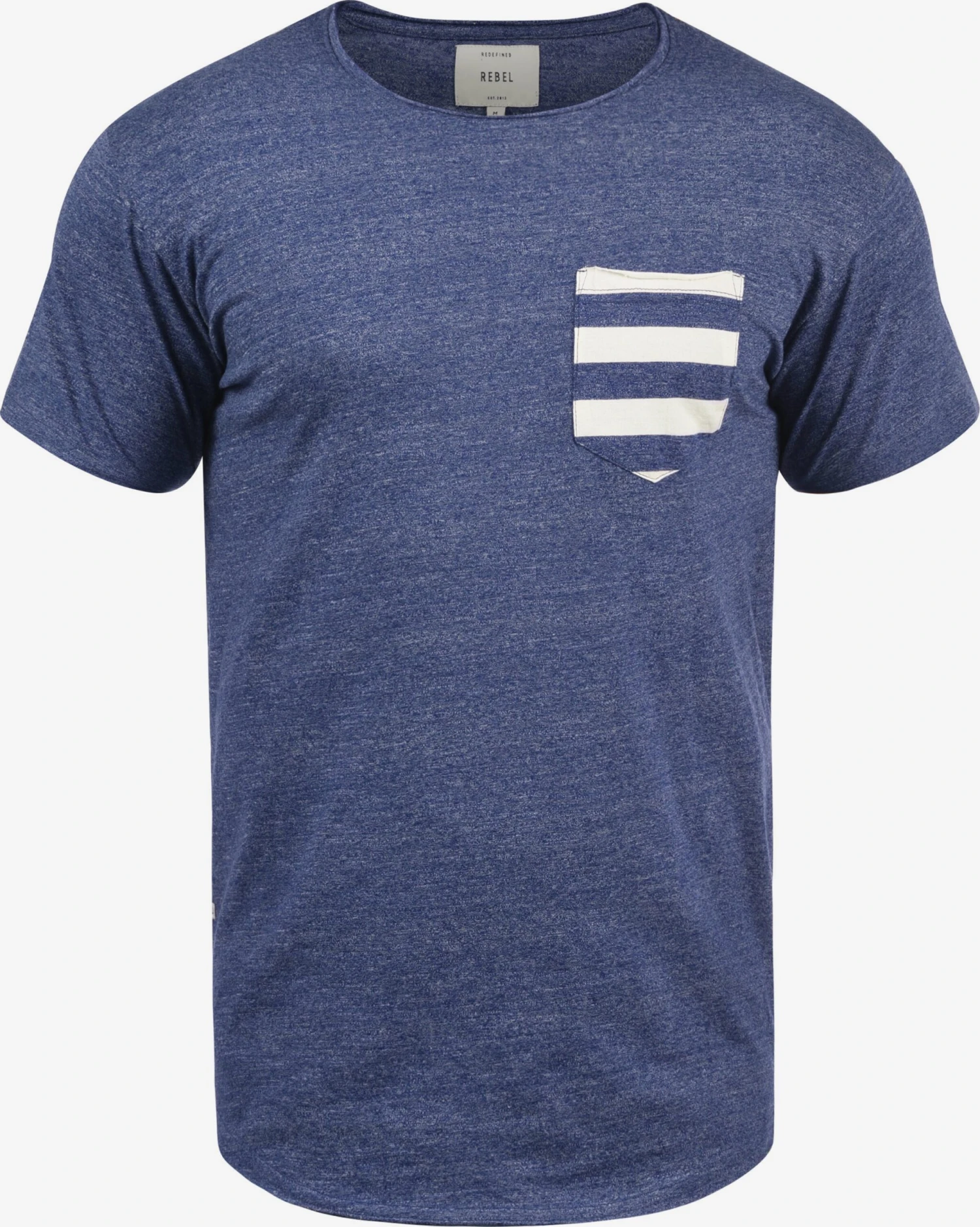 Redefined Rebel T-shirts Shirt Maxton Heren Blauw