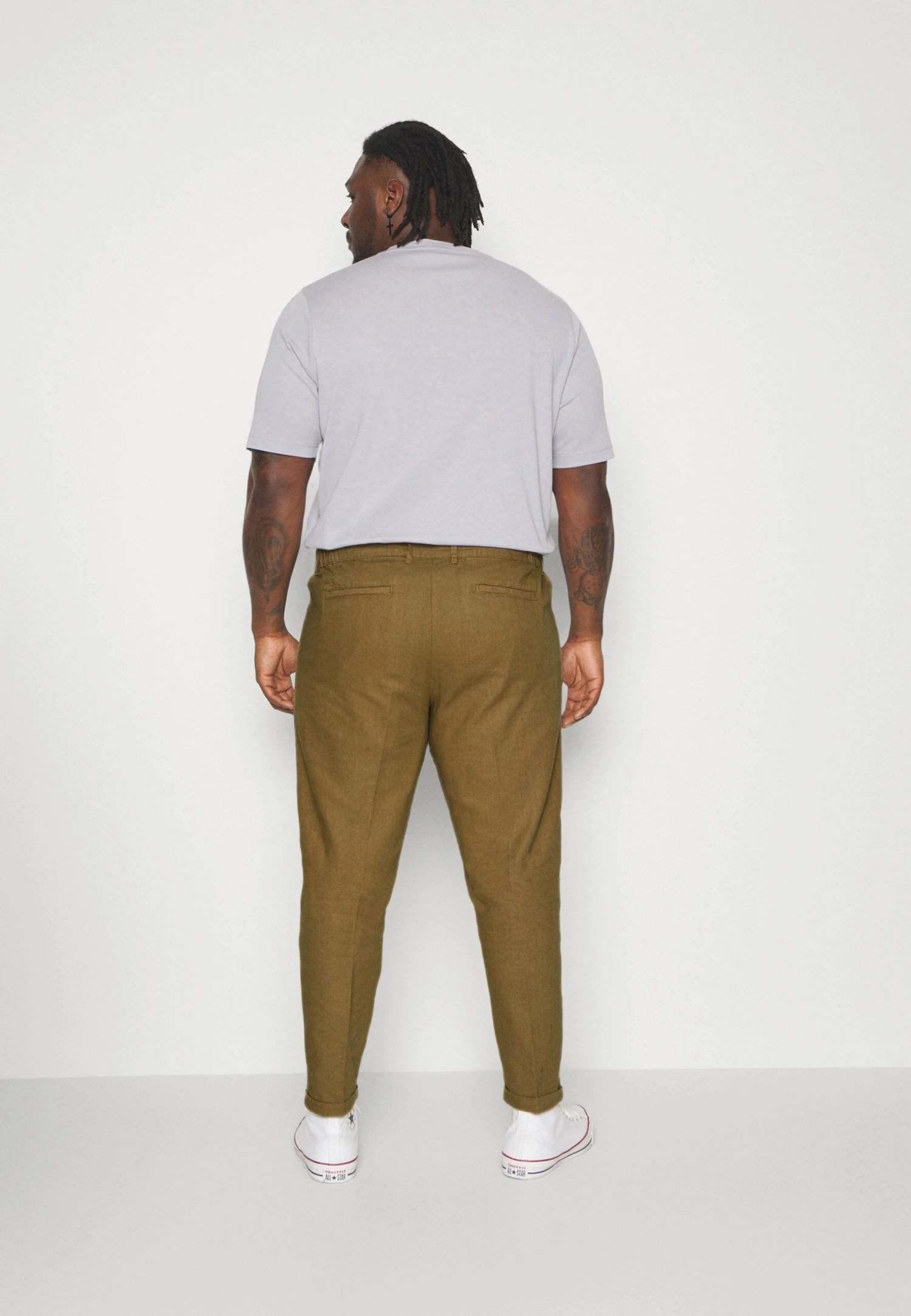 Redefined Rebel Emir Pant Plus - Chino - Gothic Olive - Afbeelding 3