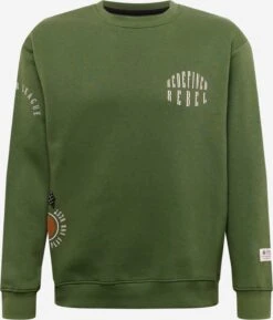 Redefined Rebel Sweatshirts Sweatshirt Younes Heren Olijfgroen