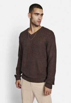 Redefined Rebel Rrhenry - Trui - Chocolate Brown