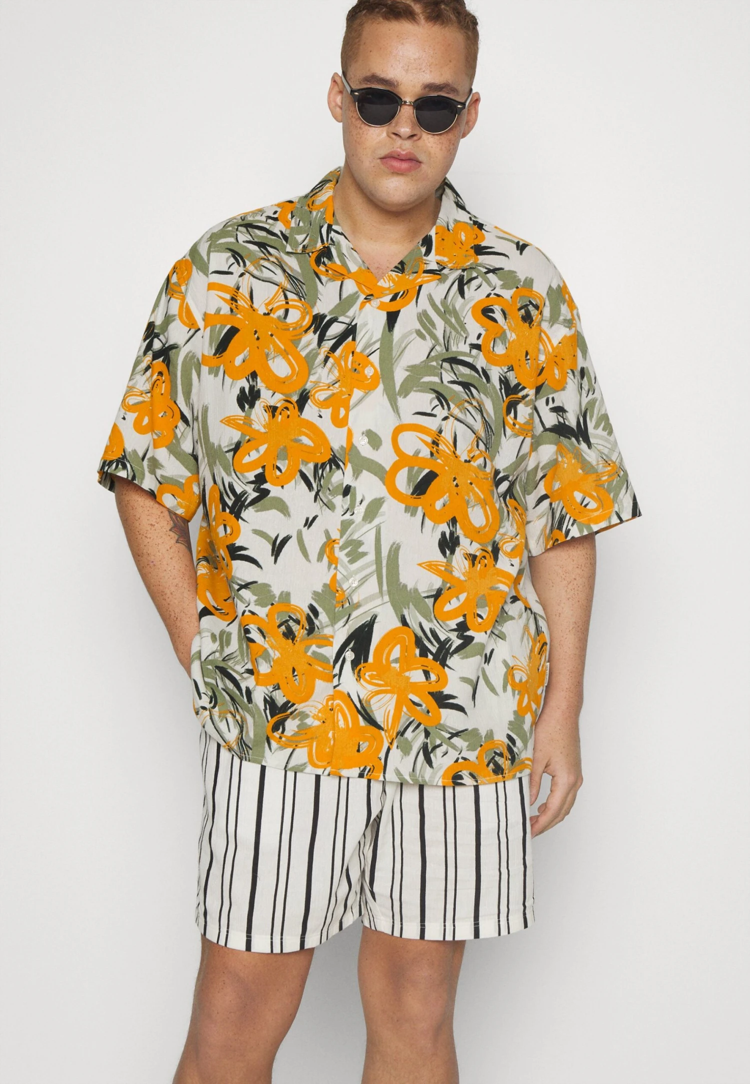 Redefined Rebel Pablo Plus - Overhemd - Peach Amber - Afbeelding 5