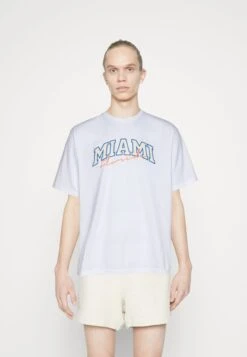 Redefined Rebel Rrsago Tee - T-Shirt Print - White