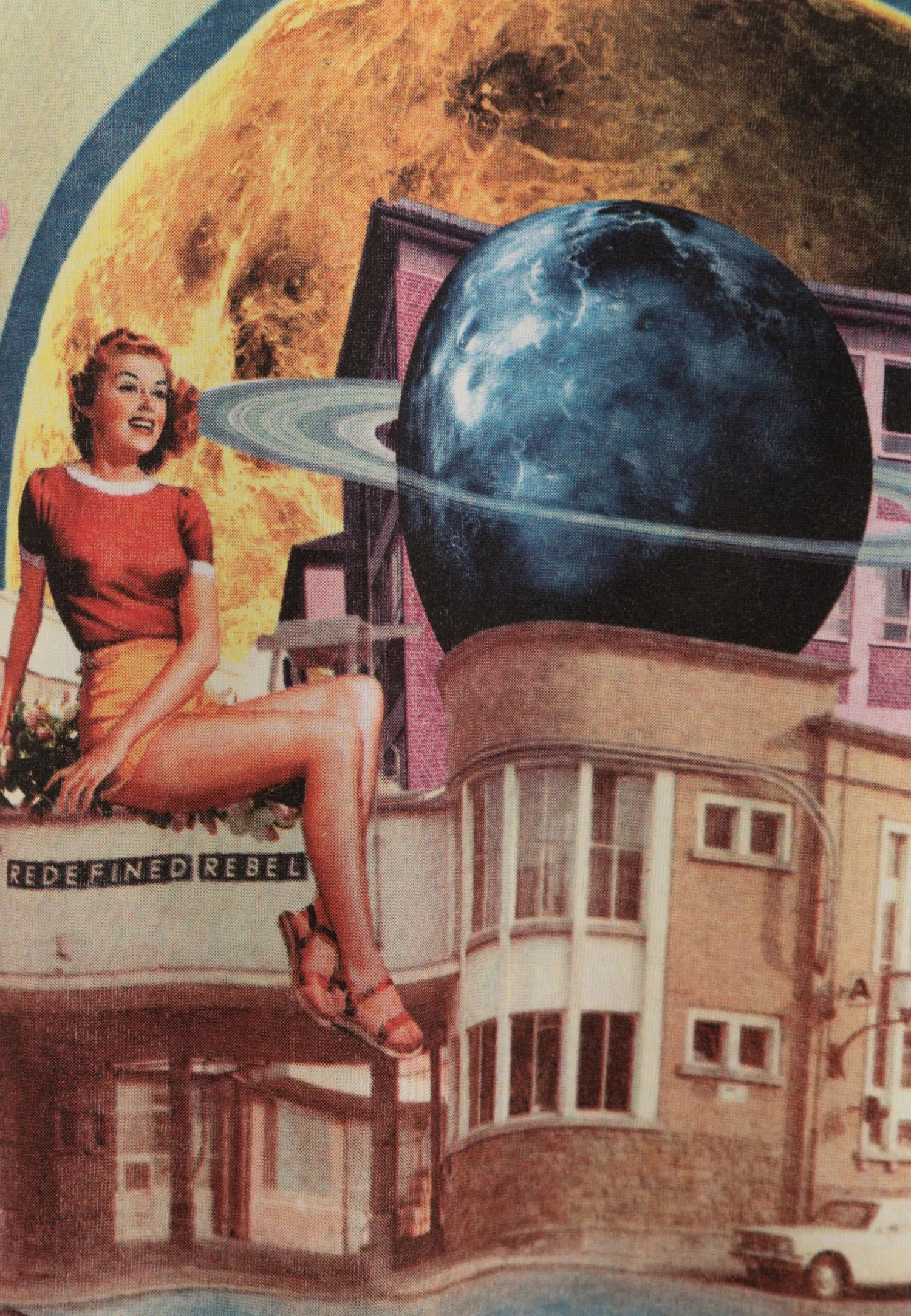 Redefined Rebel Rrraymond Tee - T-Shirt Print - Pristine - Afbeelding 5