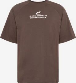 Redefined Rebel T-shirts Shirt Dwayne Heren Taupe