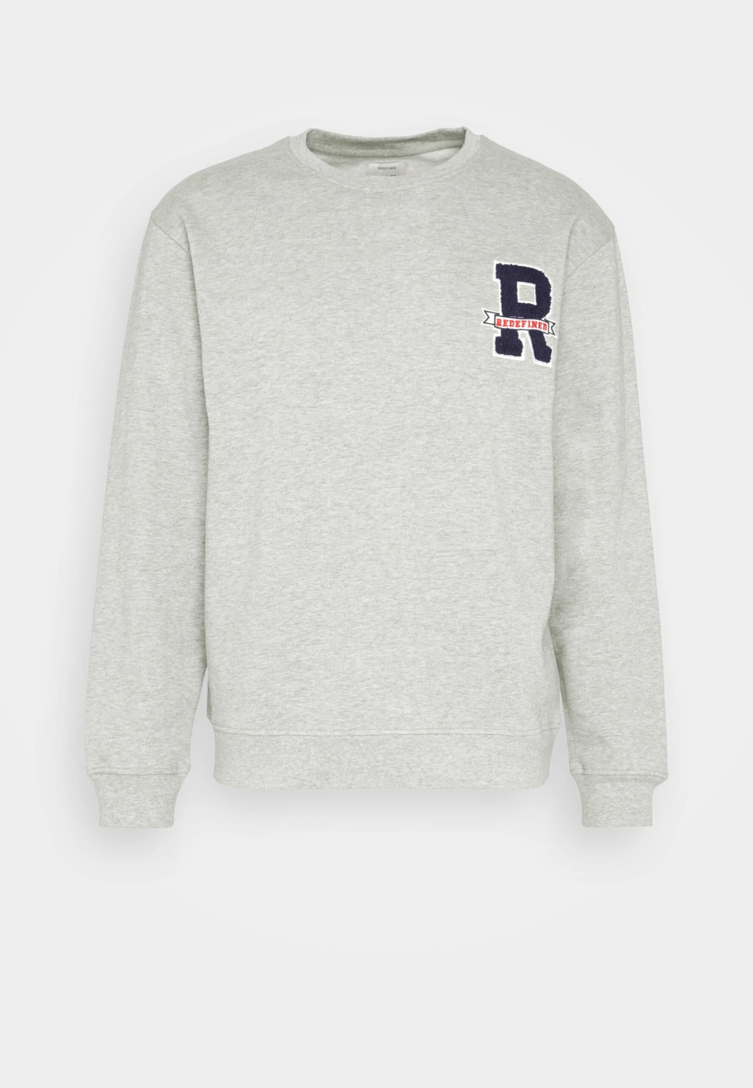 Redefined Rebel Kylo Crew - Sweater - Light Grey Melange - Afbeelding 5
