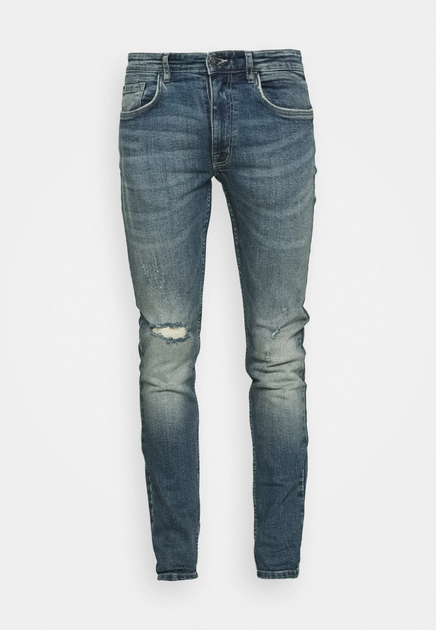 Redefined Rebel Stockholm Destroy - Slim Fit Jeans - Rex Indigo - Afbeelding 4