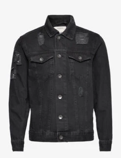 Redefined Rebel Jason Denim Jacket - LAVA STONE