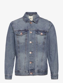 Redefined Rebel Jason Denim Jacket - MID BLUE