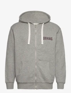 Redefined Rebel RRAllan Sweat - LIGHT GREY MELANGE