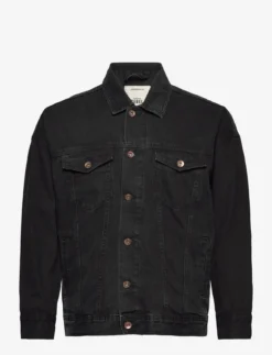Redefined Rebel RRAshton Denim Jacket - BLACK STONE
