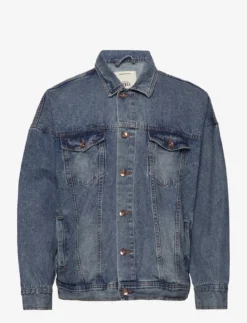 Redefined Rebel RRAshton Denim Jacket - MID BLUE