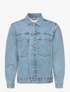 Redefined Rebel RRDrake Denim Jacket - LIGHT BLUE