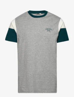 Redefined Rebel RRPLGarry Tee - LIGHT GREY MELANGE