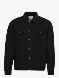 Redefined Rebel RRBaker Denim Jacket - BLACK STONE